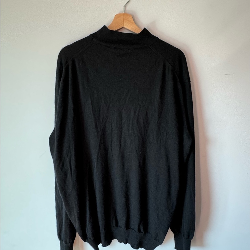 Charvet Men's Cashmere Turtleneck Sweater in Black
